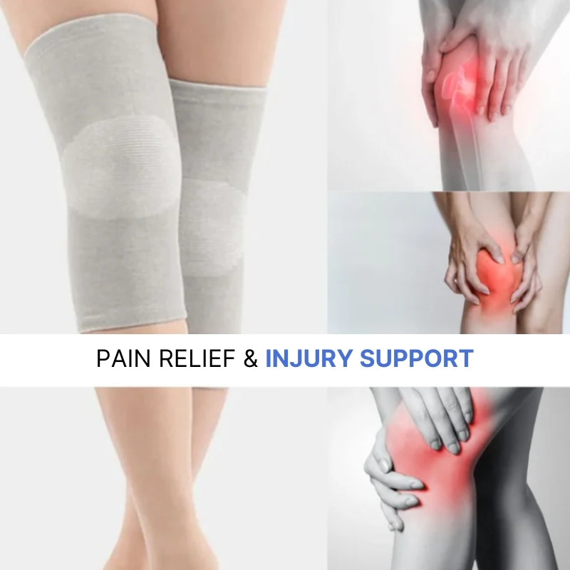 Unisex Bamboo Elastic Warm Knee Sleeves