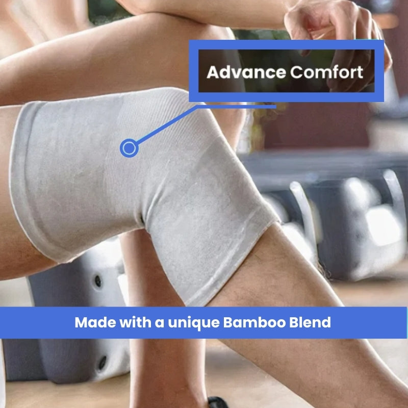 Unisex Bamboo Elastic Warm Knee Sleeves