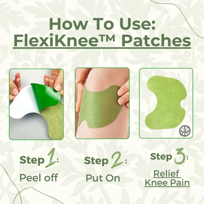 FlexiKnee™ - Natural Knee Pain Relief Patches (Pack of 10)